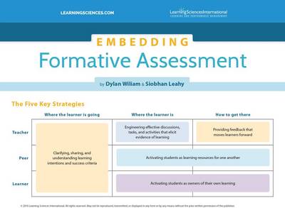 Book cover for Embedding Formative Assessment Quick Reference Guide