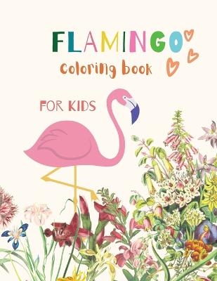 Book cover for Flamingo Coloring Book for Kids