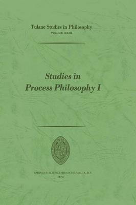 Book cover for Studies in Process Philosophy I