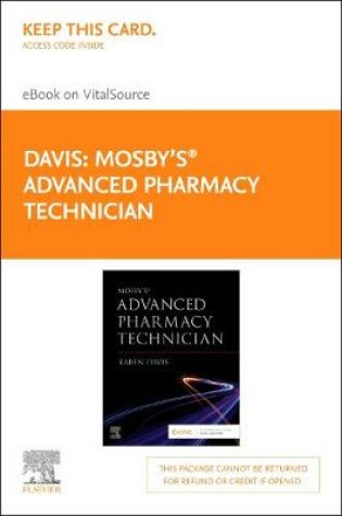 Cover of Mosby'S Advanced Pharmacy Technician Elsevier eBook on Vitalsource (Retail Access Card)