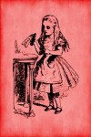 Book cover for Alice in Wonderland Journal - Drink Me (Red)