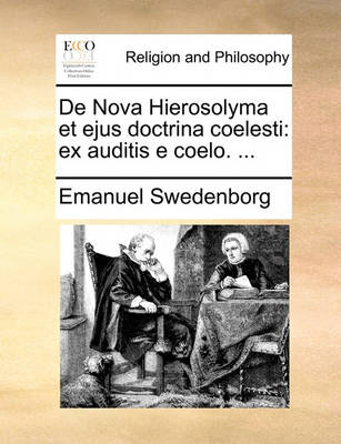 Book cover for de Nova Hierosolyma Et Ejus Doctrina Coelesti