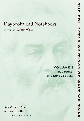 Book cover for Daybooks and Notebooks: Volume I