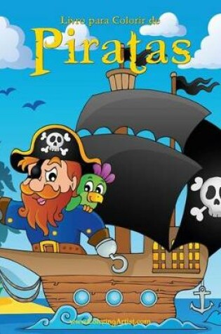 Cover of Livro para Colorir de Piratas 1