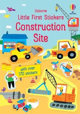 Book cover for Little First Stickers Construction Site