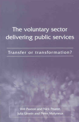 Book cover for The Voluntary Sector Delivering Public Services