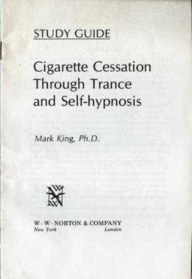 Book cover for Cigarette Cessation Tape and Study Guide