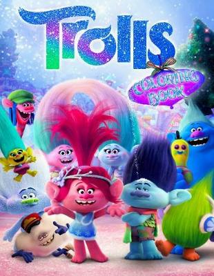 Book cover for Trolls Coloring Book