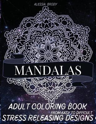 Book cover for Mandala Adult Coloring Book
