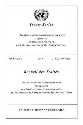 Cover of Treaty Series 2624