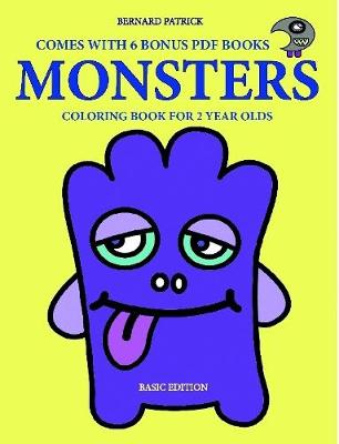 Book cover for Coloring Book for 2 Year Olds (Monsters)