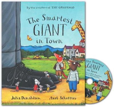 Book cover for The Smartest Giant in Town Book and CD Pack