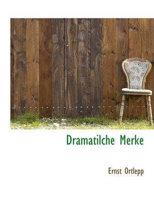 Book cover for Dramatilche Merke