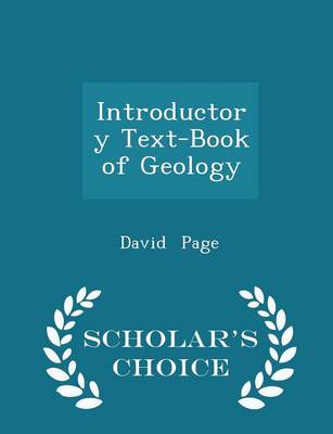 Book cover for Introductory Text-Book of Geology - Scholar's Choice Edition