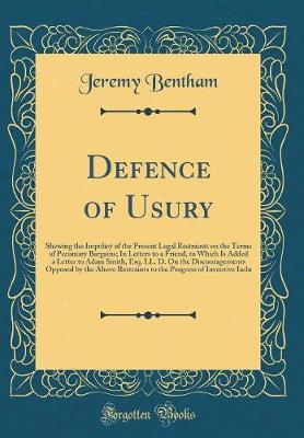 Cover of Defence of Usury