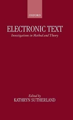 Book cover for Electronic Text