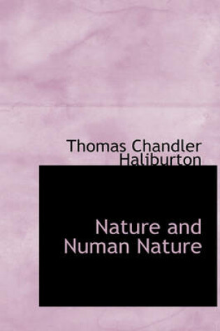 Cover of Nature and Numan Nature