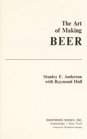 Book cover for The Art of Making Beer