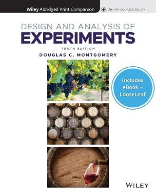 Book cover for Design and Analysis of Experiments, Tenth Edition Abridged Print Companion with Wiley E-text Reg Card Set