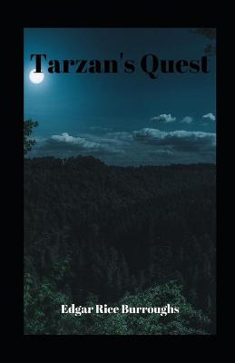 Book cover for Tarzan's Quest illustrated