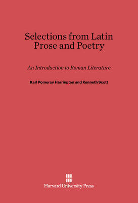 Book cover for Selections from Latin Prose and Poetry