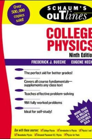 Cover of Schaum's Outline of College Physics