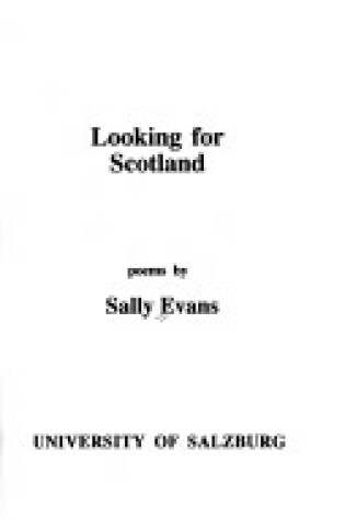 Cover of Looking for Scotland