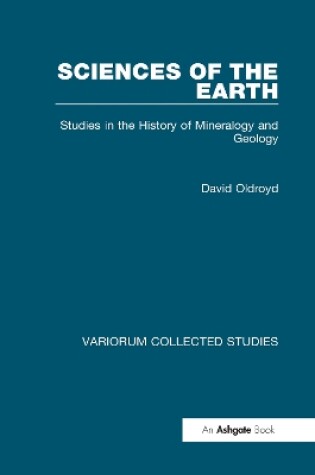Cover of Sciences of the Earth