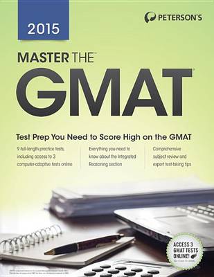Book cover for Master the GMAT 2015