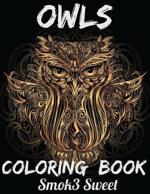 Book cover for Owl Coloring Book