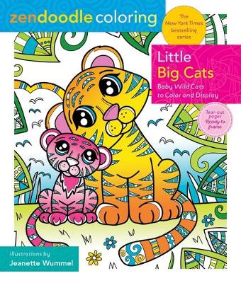 Book cover for Zendoodle Coloring: Little Big Cats