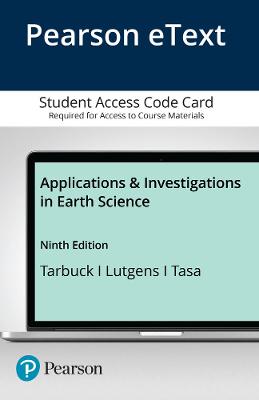 Book cover for Applications and Investigations in Earth Science