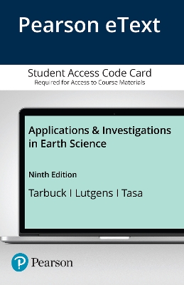 Book cover for Applications and Investigations in Earth Science