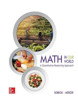 Book cover for Looseleaf for Math in Our World: A Quantitative Reasoning Approach