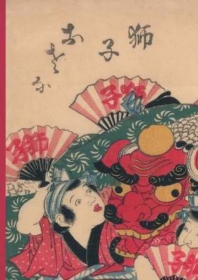 Book cover for Carnet Blanc, Estampe Danseurs Au Dragon, Japon 19e