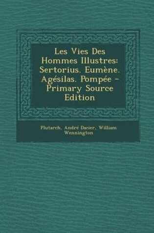 Cover of Les Vies Des Hommes Illustres