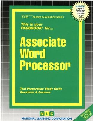 Book cover for Associate Word Processor