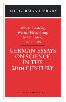 Cover of German Essays on Science