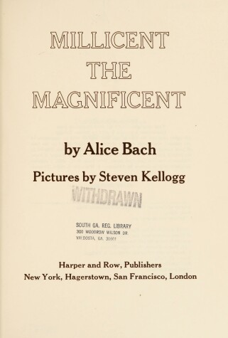 Book cover for Millicent the Magnificent