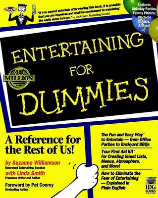 Book cover for Entertaining for Dummies