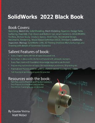 Book cover for SolidWorks 2022 Black Book