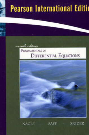 Cover of Fundamentals of Differential Equations bound with IDE CD (Saleable Package)