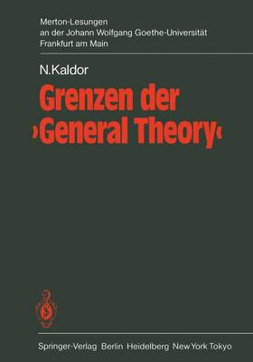 Cover of Grenzen der ‘General Theory’