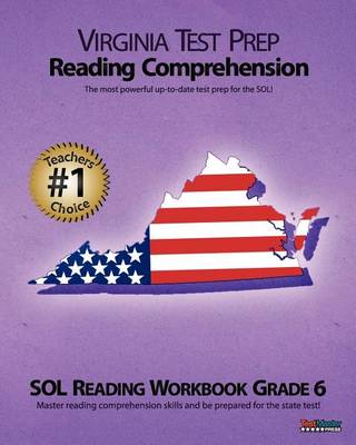 Book cover for Virginia Test Prep Reading Comprehension Sol Reading Workbook Grade 6