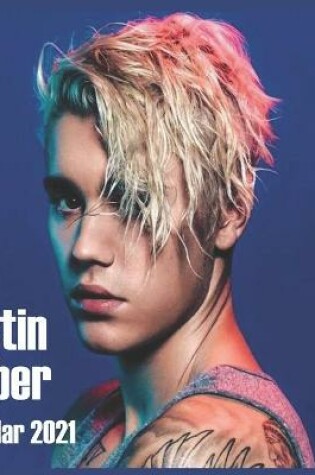 Cover of Justin Bieber Calendar 2021