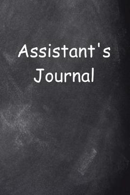 Cover of Assistant's Journal Chalkboard Design