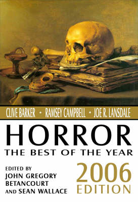 Book cover for Horror: The Best of the Year, 2006 Edition