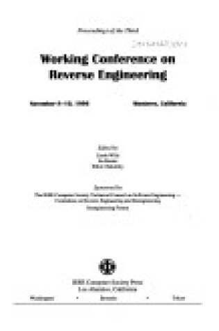 Cover of 3rd Working Conference on Reverse Engineering