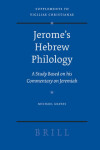 Book cover for Jerome's Hebrew Philology