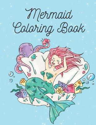 Book cover for Mermaid Coloring Book